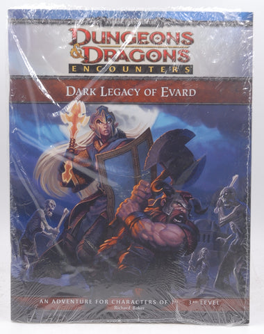 D&D 4e Dark Legacy of Evard SW Encounters, by Richard Baker