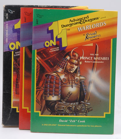 Warlords: An Oriental Adventures Gamebook (Advanced Dungeons & Dragons), by