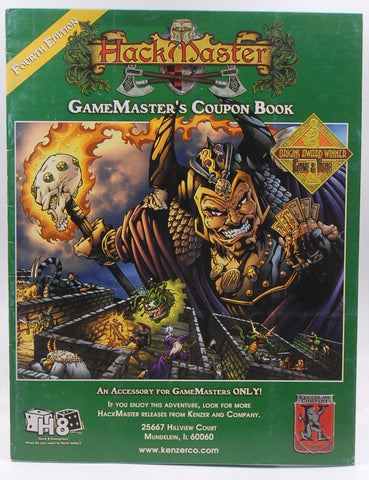 HackMaster GameMaster's Coupon Book, by Team, HackMaster Development