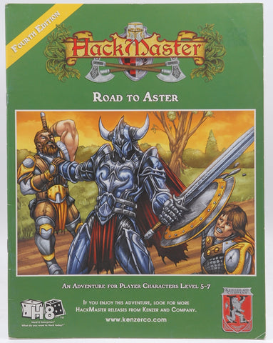 Road to Aster (HackMaster 4th edition RPG), by Dan Fobes