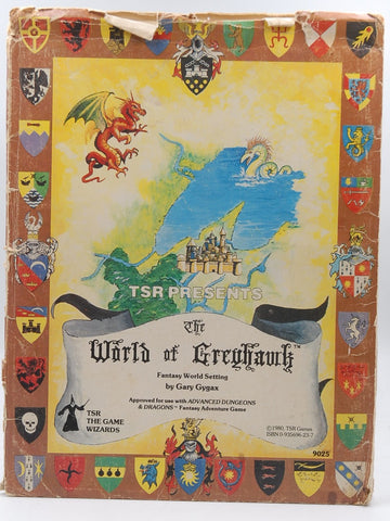 AD&D The World of Greyhawk Folio Version Fair+, by Gary Gygax