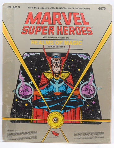 Realms of Magic (Marvel Super Heroes Accessory MHAC9), by Eastland, Kim