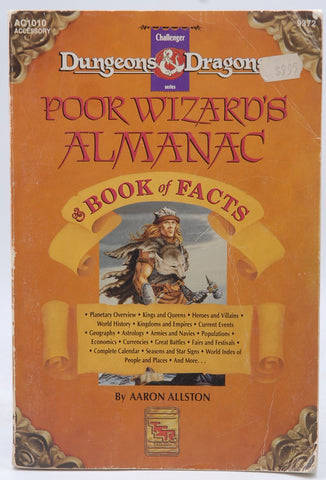 Poor Wizard's Almanac and Book of Facts: Dungeons and Dragons Game Accessory by Ann Dupuis (December 19,1992), by