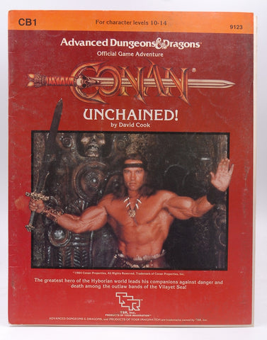 Conan: Unchained! (Advanced Dungeons & Dragons module CB1) by David Cook (1984-07-03), by