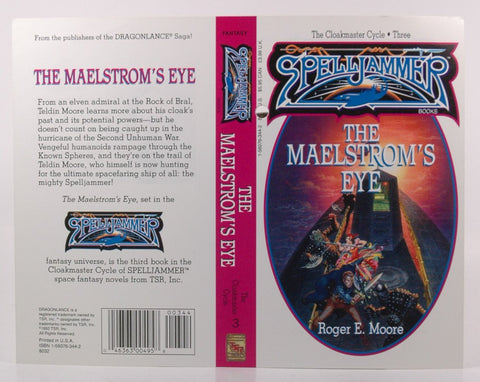 AD&D Spelljammer The Maelstrom's Eye Novel Printers Proof Rare, by Roger E Moore First Edition