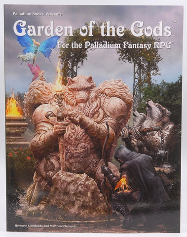 Palladium RPG Garden of the Gods, by Kevin Siembieda, Matthew Clements Signed