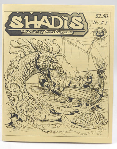 Shadis Fantasy Games Magazine #5 October 1990 KoDT, by Jolly Blackburn, et al