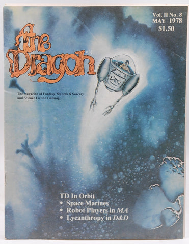The Dragon Magazine #14 TSR D&D, by Tim Kask, et al