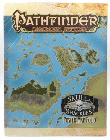 Pathfinder Skill & Shackles Poster Map Folio New SW, by Staff
