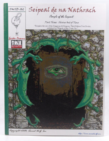 d20 RPG Seipeal de na Nathrach (Temple of the Serpent) Part 3, by Sacred Wolf