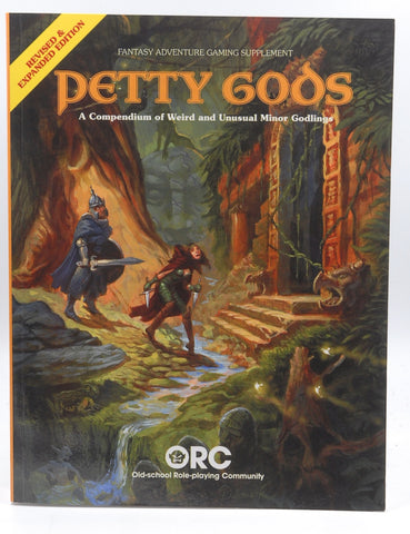 Petty Gods ORC RPG Compendium Weird Unusual Minor Godlings, by Richard J LeBlanc Jr