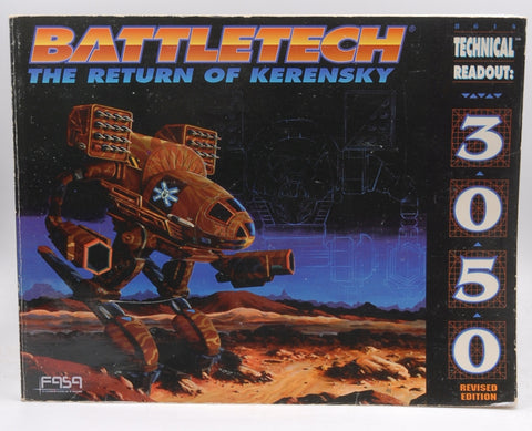Classic Battletech: Technical Readout: 3050 (FAS8614), by Clare W. Hess,Dale L. Kemper,Jim Long,Blaine Lee Pardoe,Boy F.,Jr. Petersen