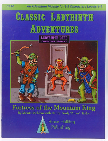 Labyrinth Lord RPG Fortress of the Mountain King, by Moritz Mehlem