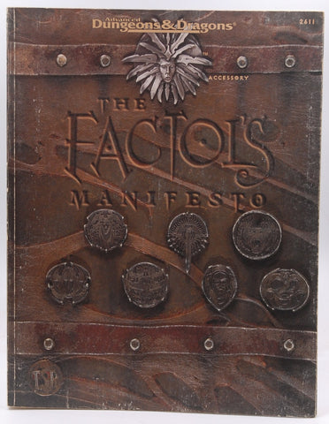 The Factol's Manifesto (Planescape Accessory) by J M Salsbury (1995-12-31), by