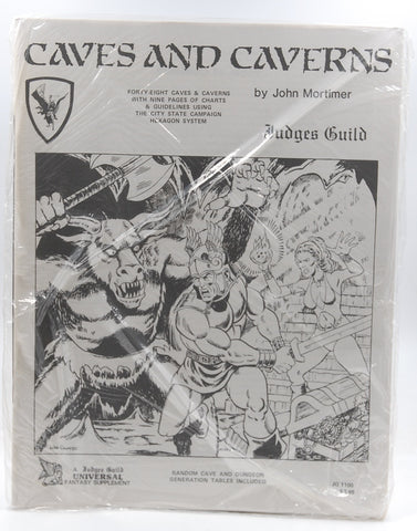 Caves and Caverns: A Judges Guild Universal Fantasy Supplement, by John Mortimer