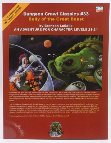 Dungeon Crawl Classics 33: Belly of the Great Beast, by Lasalle, Brendan