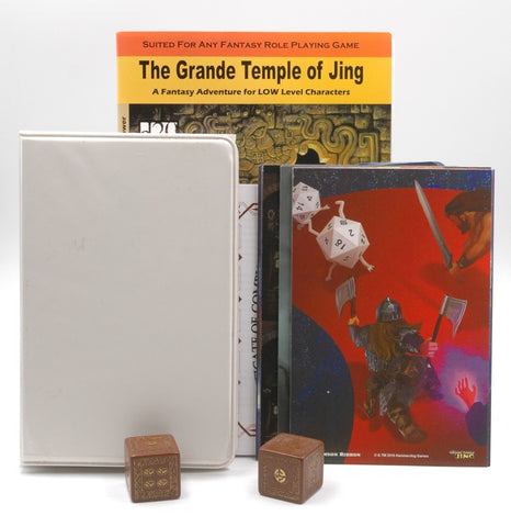 The Grande Temple of Jing d20 Scarce, by Danny O'Neill