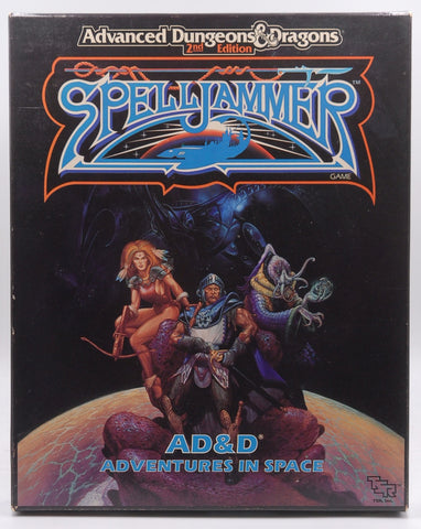 AD&D Spelljammer: Adventures in Space Dungeons & Dragons TSR Box VG++, by