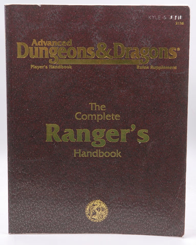 Complete Ranger's Handbook (Advanced Dungeons & Dragons, 2nd Edition) by Rick Swan (December 28,1993), by