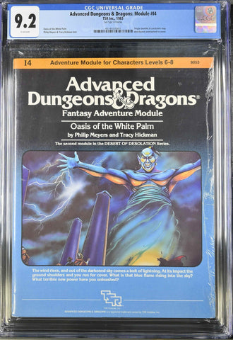 CGC 9.2 I4 Oasis of the White Palm A+ Seal AD&D TSR SW, by Philip Meyers, Tracy Hickman