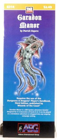 Garadon Manor (d20 System, #8314), by Patrick Kapera