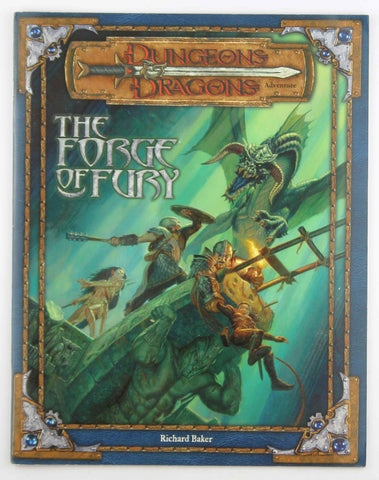 D&D The Forge of Fury VG+, by Richard Baker  