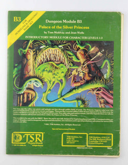 Palace of the Silver Princess (AD&D Fantasy Roleplaying, Module B3), by Jean Wells, Moldvay, Tom  