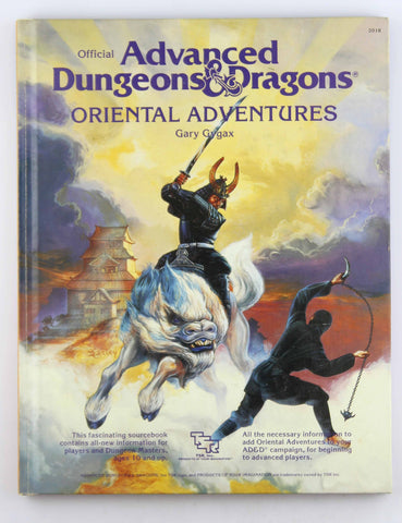 Oriental Adventures: The Rulebook for AD&D Game Adventures in the Mystical World of the Orient (Official Advanced Dungeons & Dragons), by Marcela-Froikeval, Francois, Cook, David, Gygax, Gary  