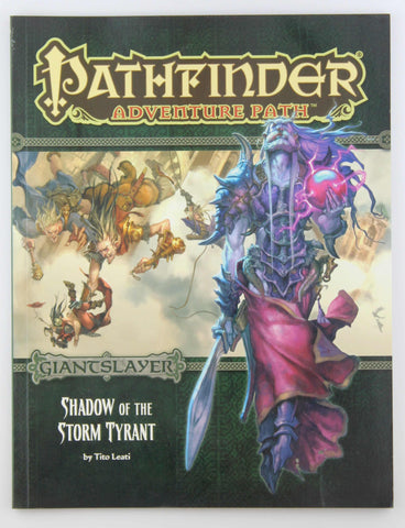 Pathfinder RPG Shadow of the Storm Tyrant Giantslayer, by Tito Leati  