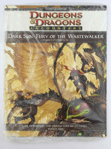 3/3 D&D Encounters 4e Dark Sun Fury of the Wastewalker Flight to Tyr SW, by Tulach  