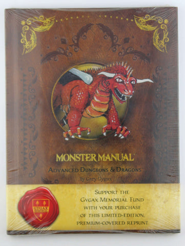 AD&D Monster Manual Gygax Memorial Fund Limited SW, by Gary Gygax  