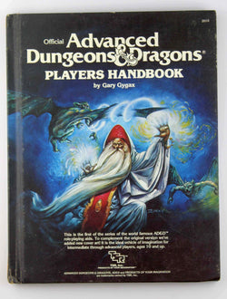 Advanced Dungeons & Dragons, Players Handbook: Special Reference Work, by Gary Gygax  
