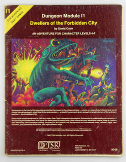 AD&D I1 Dwellers of the Forbidden City Fair, by David Cook  