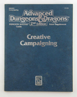 AD&D 2e Creative Campaigning, by Pryor, et al  