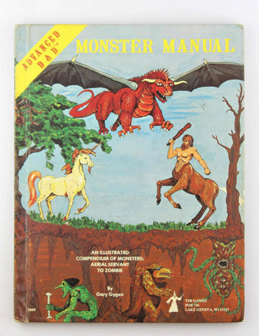 Advanced Dungeons & Dragons Monster Manual: An Alphabetical Compendium of all the Monsters Found in AD&D, Including Attacks, Damage, Special Abilities, and Descriptions, by Gary Gygax  
