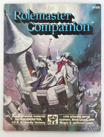 Rolemaster Companion (Rolemaster 2nd Edition Game Rules, Advanced Fantasy Role Playing, Stock No. 1500), by Colburn, Mark  