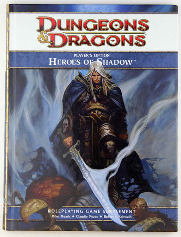 Player's Option: Heroes of Shadow: A 4th Edition D&D Supplement, by Wizards RPG Team  