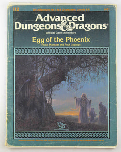 AD&D I12 Egg of the Phoenix Fair, by Mentzer, Jaquays  
