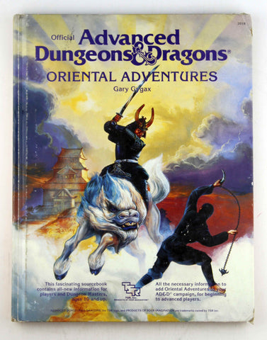 Oriental Adventures: The Rulebook for AD&D Game Adventures in the Mystical World of the Orient (Official Advanced Dungeons & Dragons), by Marcela-Froikeval, Francois, Cook, David, Gygax, Gary  