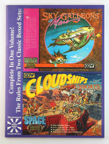 Sky Galleons of Mars / Cloudships & Gunboats (Space 1889 Sci-Fi Roleplaying), by Chadwick, Frank  