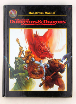 Monstrous Manual (AD&D 2nd Ed Fantasy Roleplaying Accessory, 2140), by   