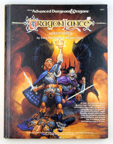 Dragonlance Adventures (Advanced Dungeons and Dragons), by Tracy Hickman, Margaret Weis  