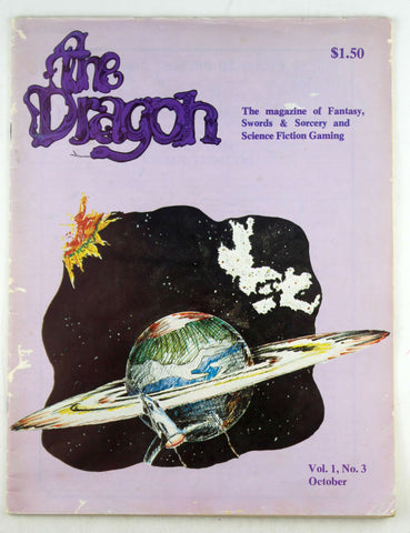 The Dragon Magazine #3 (Vol 1 No 3) October 1976, by Tim Kask, et al  