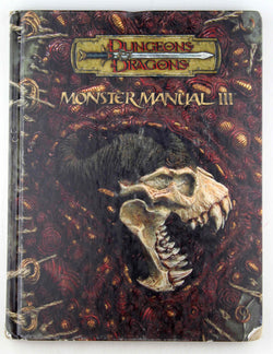Monster Manual III (Dungeons & Dragons d20 3.5 Fantasy Roleplaying Supplement) (No. 3), by Wizards Of The Coast  