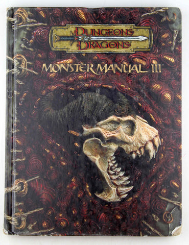 Monster Manual III (Dungeons & Dragons d20 3.5 Fantasy Roleplaying Supplement) (No. 3), by Wizards Of The Coast  