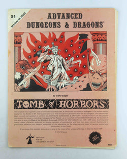 AD&D S1 Tomb of Horrors Monochrome G+, by Gary Gygax  