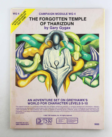 AD&D WG4 The Forgotten Temple of Tharizdun Fair, by Gary Gygax  