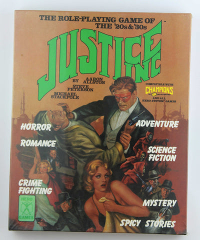 Justice Inc RPG Box Set SW Champions Hero System, by Aaron Allston  
