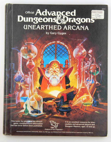 Official Advanced Dungeons and Dragons, Unearthed Arcana, by Gary Gygax  