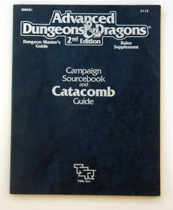 Campaign Sourcebook and Catacomb Guide/Dungeon Master's Guide/Rules Supplement/ (Advanced Dungeons and Dragons), by Conners, William W., Jaquays, Paul  